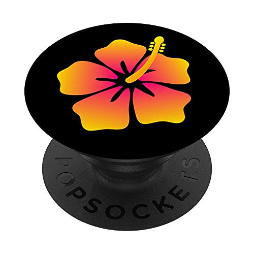 Hibiscus Flower Tropical Floral Aloha Hawaiian Gift Vibes PopSockets PopGrip  Swappable Grip for Phones   Tablets