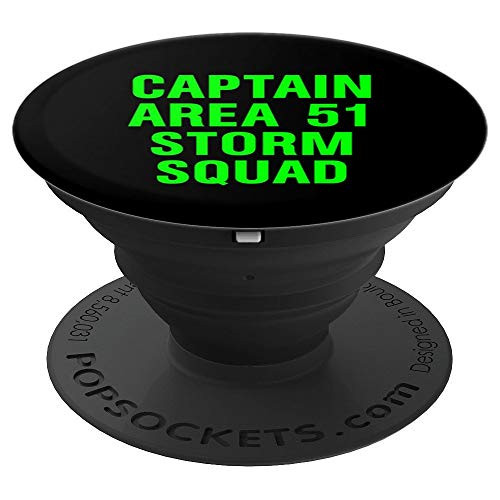 Storm Area 51 Captain Storm Squad Green PopSockets Grip and Stand for Phones and Tablets