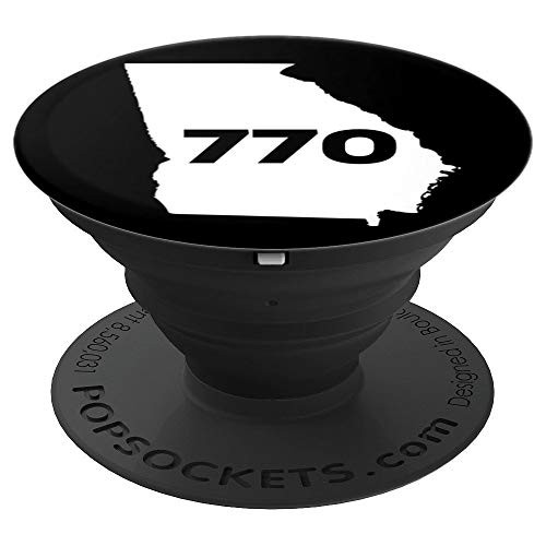 770 Area Code Georgia PopSockets Grip and Stand for Phones and Tablets