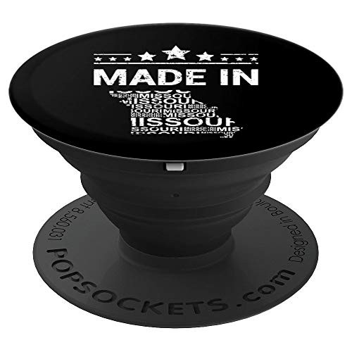 Made In Missouri Home Town Tourist Vacation PopSockets Grip and Stand for Phones and Tablets