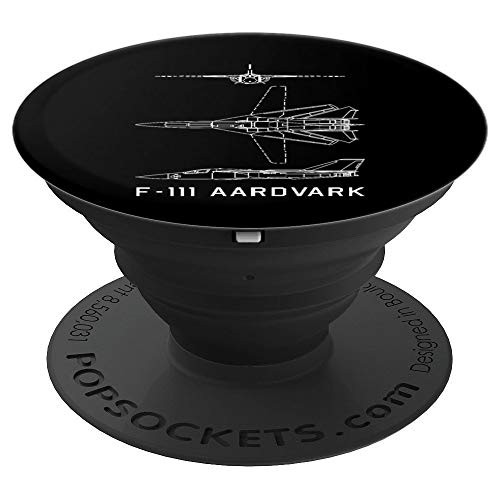 F-111 Aardvark American Jet Plane Blueprint Gift PopSockets Grip and Stand for Phones and Tablets F-111 Aardvark American Jet Plane Blueprint Gift PopSockets Grip and Stand for Phones and Tablets