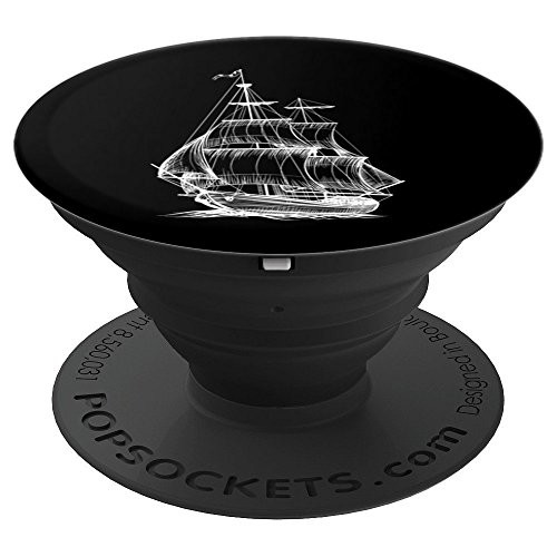 Vintage Sailing Ship Gift Classic Old sailboat Ship PopSockets Grip and Stand for Phones and Tablets