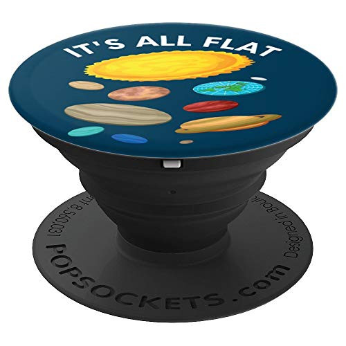 Flat Earth Universe Believer Society PopSockets Grip and Stand for Phones and Tablets Flat Earth Universe Believer Society PopSockets Grip and Stand for Phones and Tablets