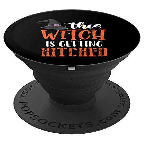 This Witch Is Getting Hitched Witch Halloween PopSockets Grip and Stand for Phones and Tablets