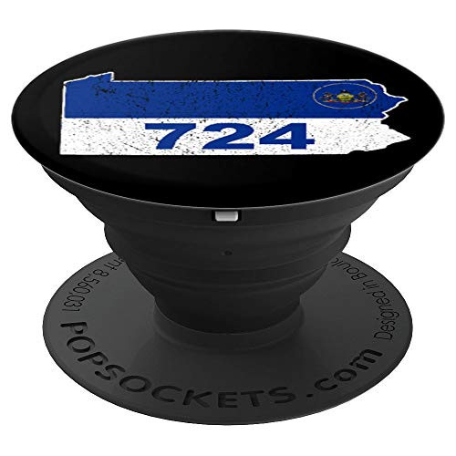 Pittsburgh Area Code 724 Pennsylvania Phone Number Souvenir PopSockets Grip and Stand for Phones and Tablets Pittsburgh Area Code 724 Pennsylvania Phone Number Souvenir PopSockets Grip and Stand for Phones and Tablets