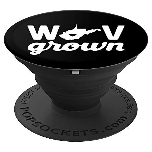 West Virginia Cute WV State Grown Home Gift PopSockets Grip and Stand for Phones and Tablets West Virginia Cute WV State Grown Home Gift PopSockets Grip and Stand for Phones and Tablets