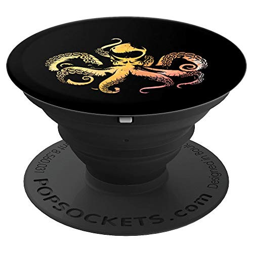 Visionary Octopus - Sea Monster Ocean Animal PopSockets Grip and Stand for Phones and Tablets