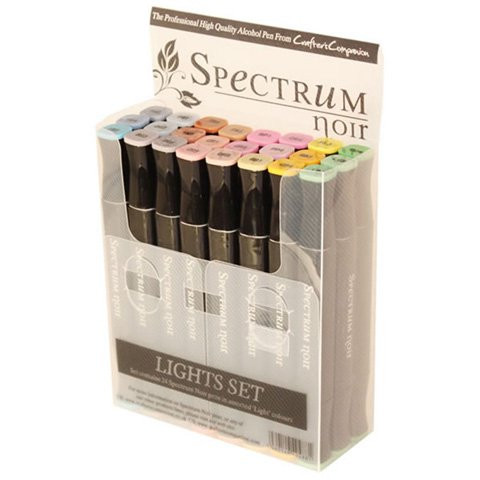 Spectrum Noir Alcohol Markers Lights Set 24