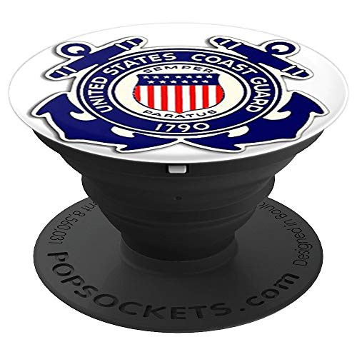 U-S- Coast Guard Original PopSocket USCG Logo Gift PopSockets Grip and Stand for Phones and Tablets