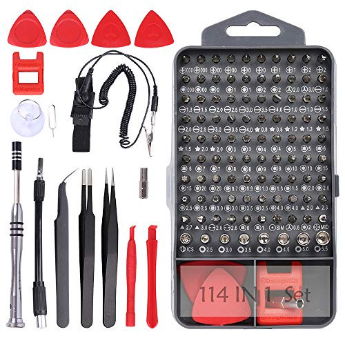 Multi-function Mobile Phone Repair Tools Kit Electronic Devices Hand Tools 122 in 1 Magnetic Screwdriver Set 114 in 1