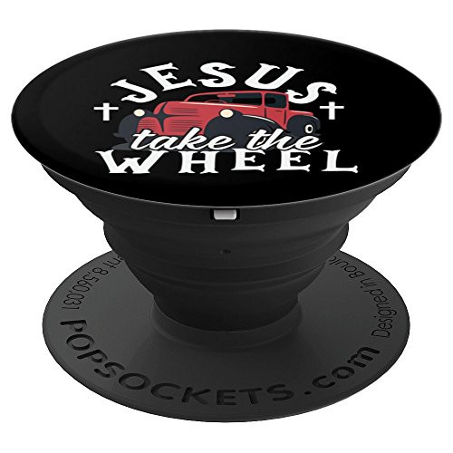 Jesus Take The Wheel Christian PopSockets Grip and Stand for Phones and Tablets