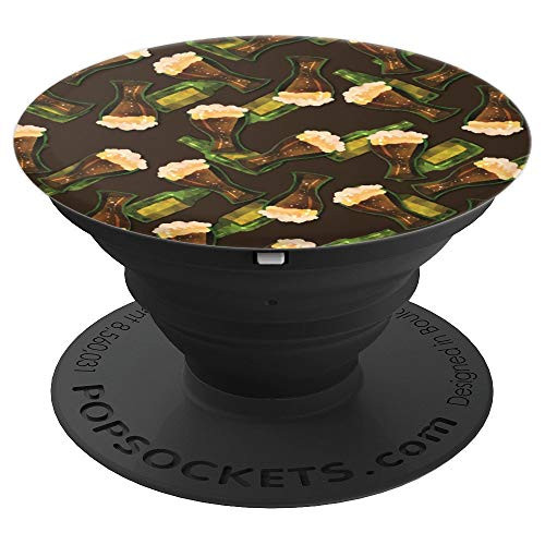 Beer Accessories Brew Vintage Brewery Beer Bottle Glass PopSockets Grip and Stand for Phones and Tablets