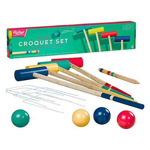 Ridley's ARID319 House of Novelties Croquet Set, Multicolor (Pack of 14)