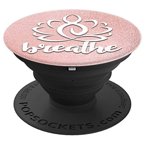 Rose Breathe Lotus Flower Relaxation Yoga Pink PopSockets Grip and Stand for Phones and Tablets Rose Breathe Lotus Flower Relaxation Yoga Pink PopSockets Grip and Stand for Phones and Tablets
