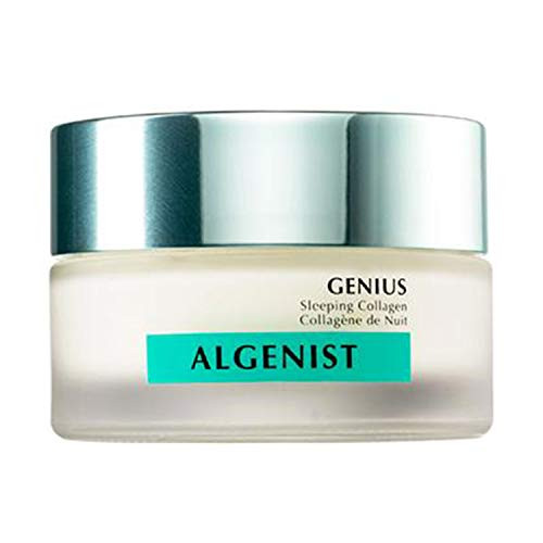 Algenist GENIUS Sleeping Collagen Travel - Vegan Collagen Night Cream with Ceramides for Smooth Glowing Skin - Non-Comedogenic Hypoallergenic Skincare 0-27oz Algenist GENIUS Sleeping Collagen Travel - Vegan Collagen Night Cream with Ceramides for Smooth Glowing Skin - Non-Comedogenic Hypoallergenic Skincare 0-27oz