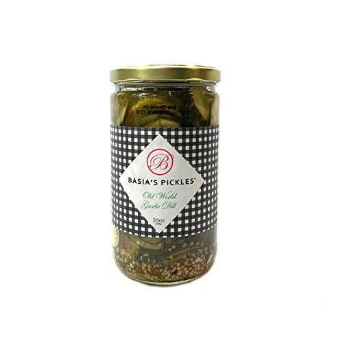 Basia s Pickles  Old World Garlic Dill Pickles  24 Ounce