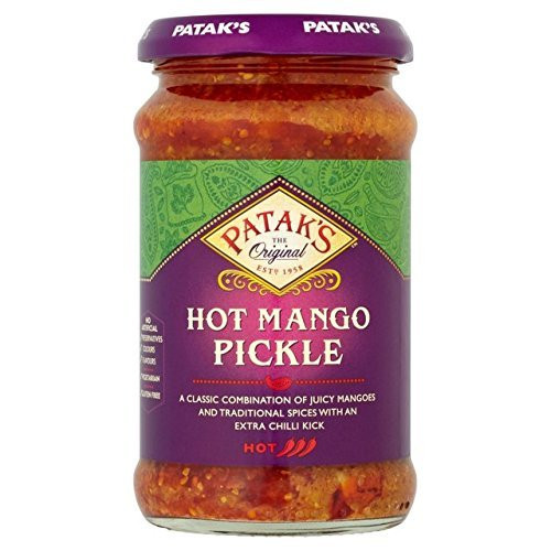 Patak s Hot Mango Pickle - 283g pack of 2