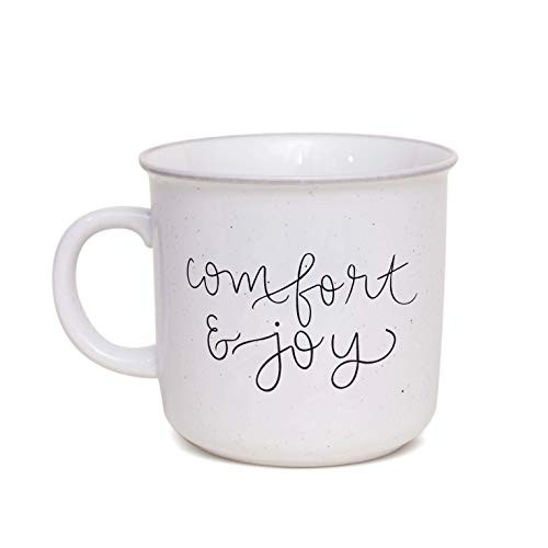 Sweet Water Decor Christmas Coffee Mug   Rustic 15oz Ceramic Campfire Style Coffee Cup Microwave   Dishwasher Safe   Festive Seasonal Holiday Mug for Women Comfort and Joy Sweet Water Decor Christmas Coffee Mug   Rustic 15oz Ceramic Campfire Style Coffee Cup Microwave   Dishwasher Safe   Festive Seasonal Holiday Mug for Women Comfort and Joy