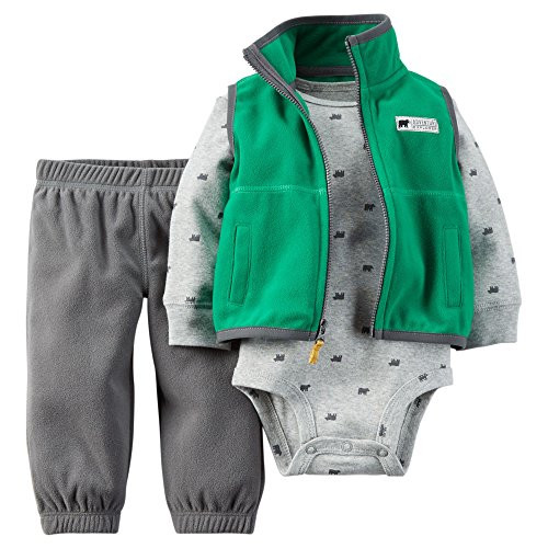Carter s Baby Boys  3 Piece Vest  Bodysuit Pants Set - Newborn