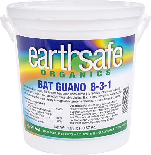 Bat Guano 8-3-1 - Earth Safe Organics - 1-25 Lbs