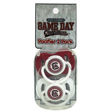 Jenkins Enterprises South Carolina Gamecocks NCAA Baby Paciifers - 2 Pack