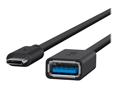 Belkin B2B150-BLK S-C Cable6 FT9 Pin USB Type A to 24 Pin USB Type C  Black