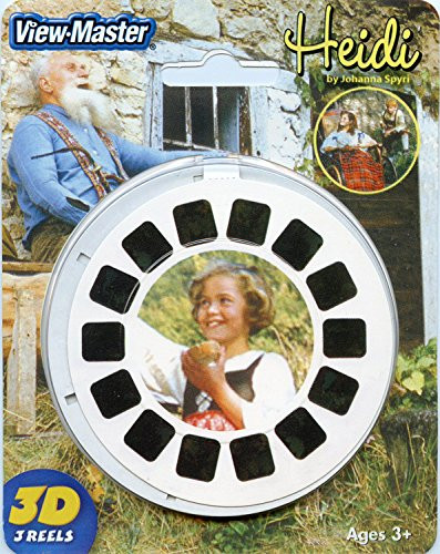 HEIDI - the movie - Classic ViewMaster 3-Reel Set on Card - 21- 3D Images - NEW