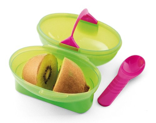 Hutzler Snack Attack Kiwi to-Go Container Kiwi Bento Box
