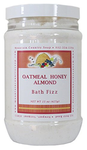 Oatmeal Honey Almond Aromatherapy Bath Fizz - 15 oz-
