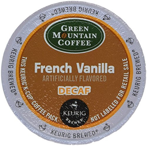 Green Mountain Coffee French Vanilla Decaf, K-Cup Portion Pack for Keurig K-Cup Brewers (Pack of 48)  Pacakaging may vary