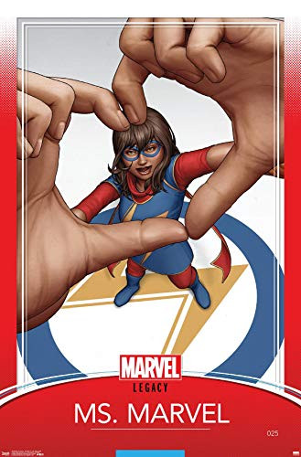 Trends International Comics Ms- Marvel  25 Wall Poster  14-725  x 22-375   Premium Unframed