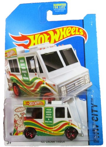 Hot Wheels - 2014 HW City 9-250 - HW City Works - Ice Cream Truck