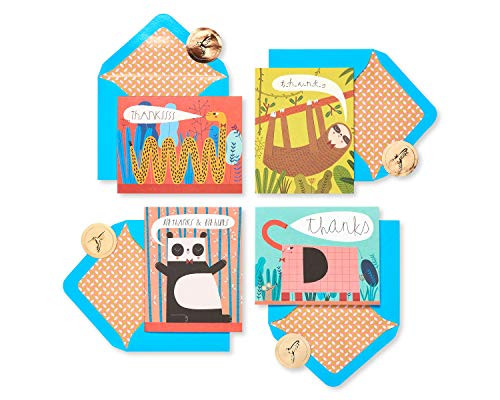 Papyrus Boxed Thank You Cards with Envelopes Animals 20-Count 5868081 Papyrus Boxed Thank You Cards with Envelopes Animals 20-Count 5868081