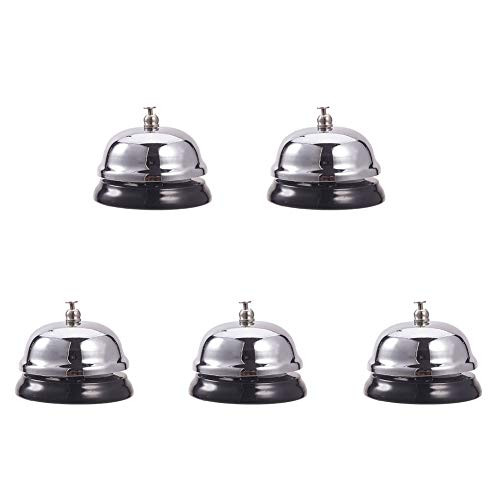WANDIC Call Bell  5 Pack Customer Service Bell Office Desk Bell  Ringing Bell for Hotels  Schools  Restaurants  Reception Areas  Hospitals  Warehouses