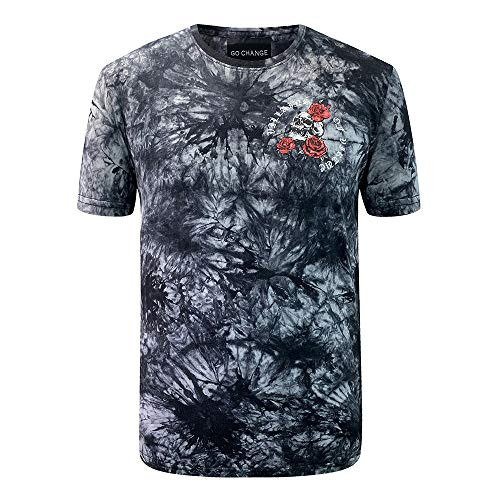 Gochange Mens T-Shirts Graphic Tees Cotton Short Sleeve VVT13-CHARCOAL-XL Gochange Mens T-Shirts Graphic Tees Cotton Short Sleeve VVT13-CHARCOAL-XL