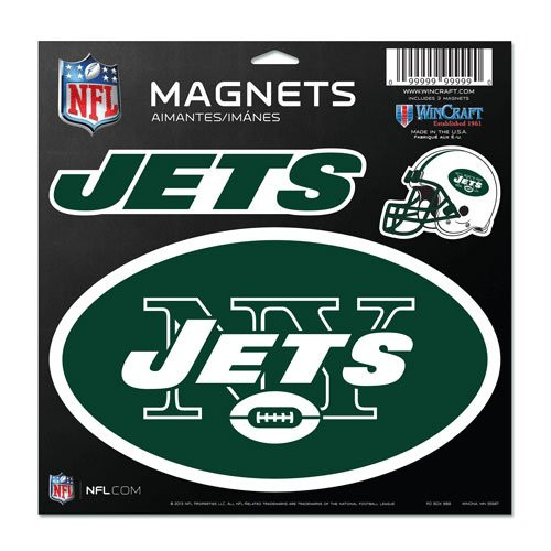 WinCraft NFL New York Jets Vinyl Magnet  11 x 11