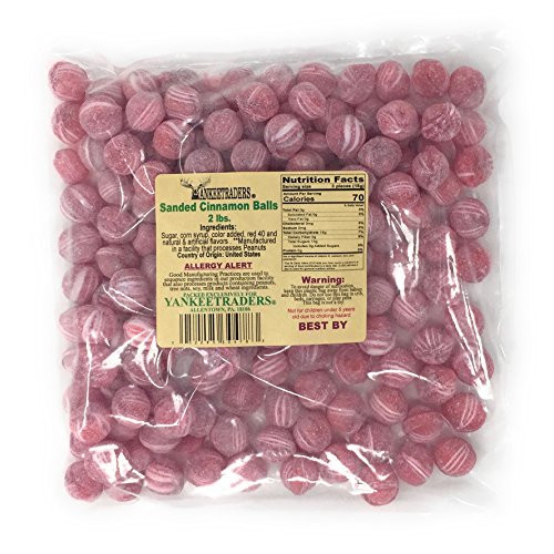 YANKEETRADERS Sanded Cinnamon Balls  2 Lb