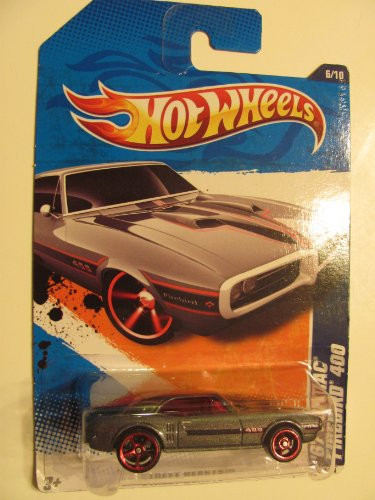 Hot Wheels 2011 Street Beasts  67 Pontiac Firebird 400 86-244  Dark Gray