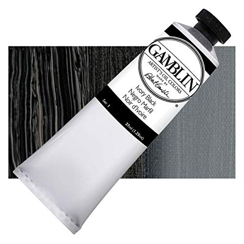 Gamblin Artist Oil 37Ml Ivory Black