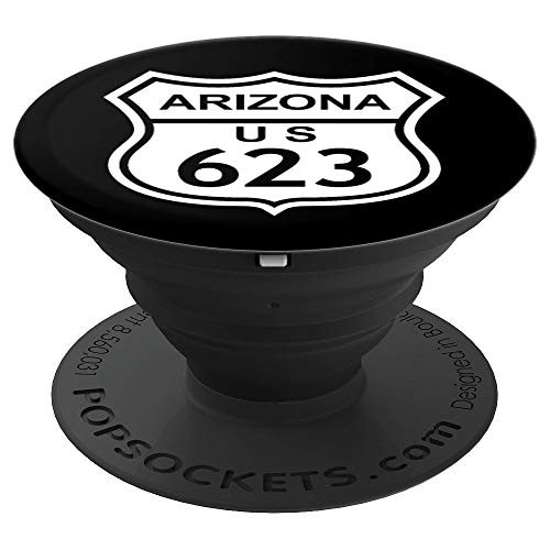 623 Arizona Area Code  AZ Highway Home State Gift PopSockets Grip and Stand for Phones and Tablets