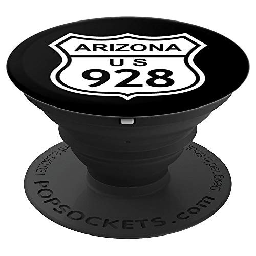 928 Arizona Area Code  AZ Highway Home State Gift PopSockets Grip and Stand for Phones and Tablets