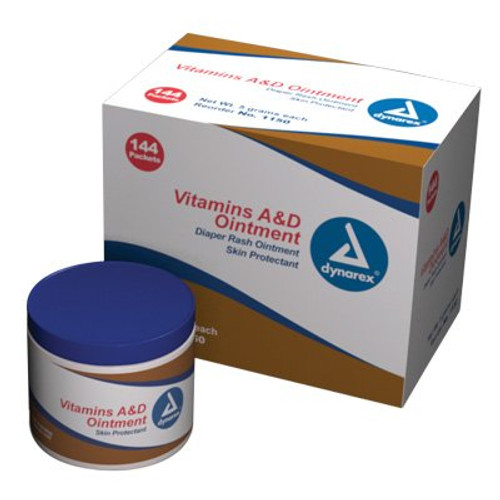 Dynarex Vitamins A D Ointment 5g Packets Box-144 Dynarex Vitamins A D Ointment 5g Packets Box-144