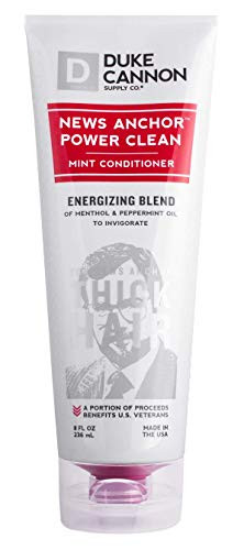 Duke Cannon News Anchor Power Clean Mint Conditioner  8 Fl Oz-