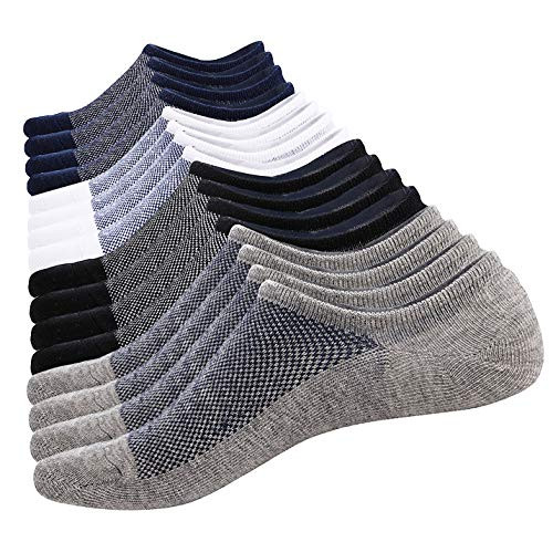 FOOTWIT1989 No Show Socks Men 8 Pair Non-Slip Cotton Socks Low Cut Ankle Socks Short Casual Socks Invisible Sock Size 6-11 FOOTWIT1989 No Show Socks Men 8 Pair Non-Slip Cotton Socks Low Cut Ankle Socks Short Casual Socks Invisible Sock Size 6-11
