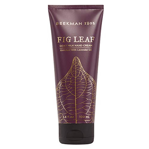 Beekman 1802 - Hand Cream - Fig Leaf - Moisturizing Goat Milk-Based Hand Cream for Dry Skin - Naturally Rich in Lactic Acid Vitamins - Cruelty-Free Bodycare - 3-4 oz Beekman 1802 - Hand Cream - Fig Leaf - Moisturizing Goat Milk-Based Hand Cream for Dry Skin - Naturally Rich in Lactic Acid Vitamins - Cruelty-Free Bodycare - 3-4 oz