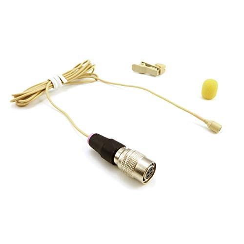 Pro Lavalier Lapel Microphone LM2-C4AT For Audio Technica Wireless Transmitter - Onnidirectional Condenser Mic