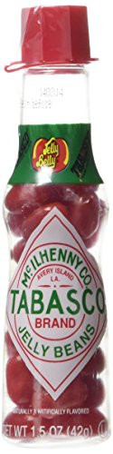 Jelly Belly Tabasco Flavored Jelly Beans 4 Bottles 1-5 Ounce-42g Each