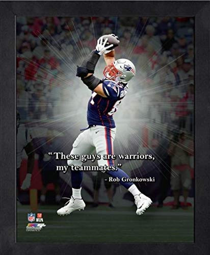 Ron Gronkowski New England Patriots ProQuotes Photo (Size: 12" x 15") Framed