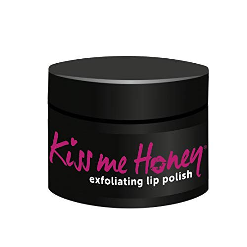 Kiss Me Honey USDA Organic Cane Sugar Lip Scrub  All Natural and Cruelty Free Exfoliating Polish Lip Care - Strawberry 2-5oz