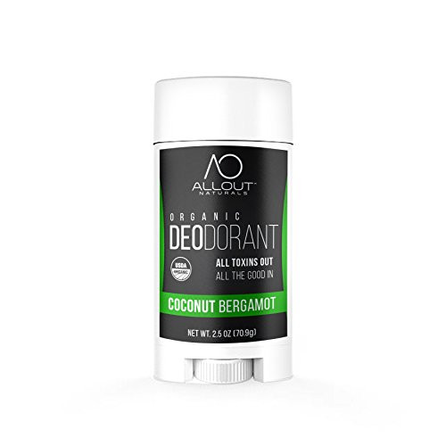 All Out Naturals Organic Deodorant Best Natural Deodorant for Women and Men For Sensitive Skin Aluminum Free Vegan Non Toxic 2-5 oz Stick Coconut Bergamot All Out Naturals Organic Deodorant Best Natural Deodorant for Women and Men For Sensitive Skin Aluminum Free Vegan Non Toxic 2-5 oz Stick Coconut Bergamot